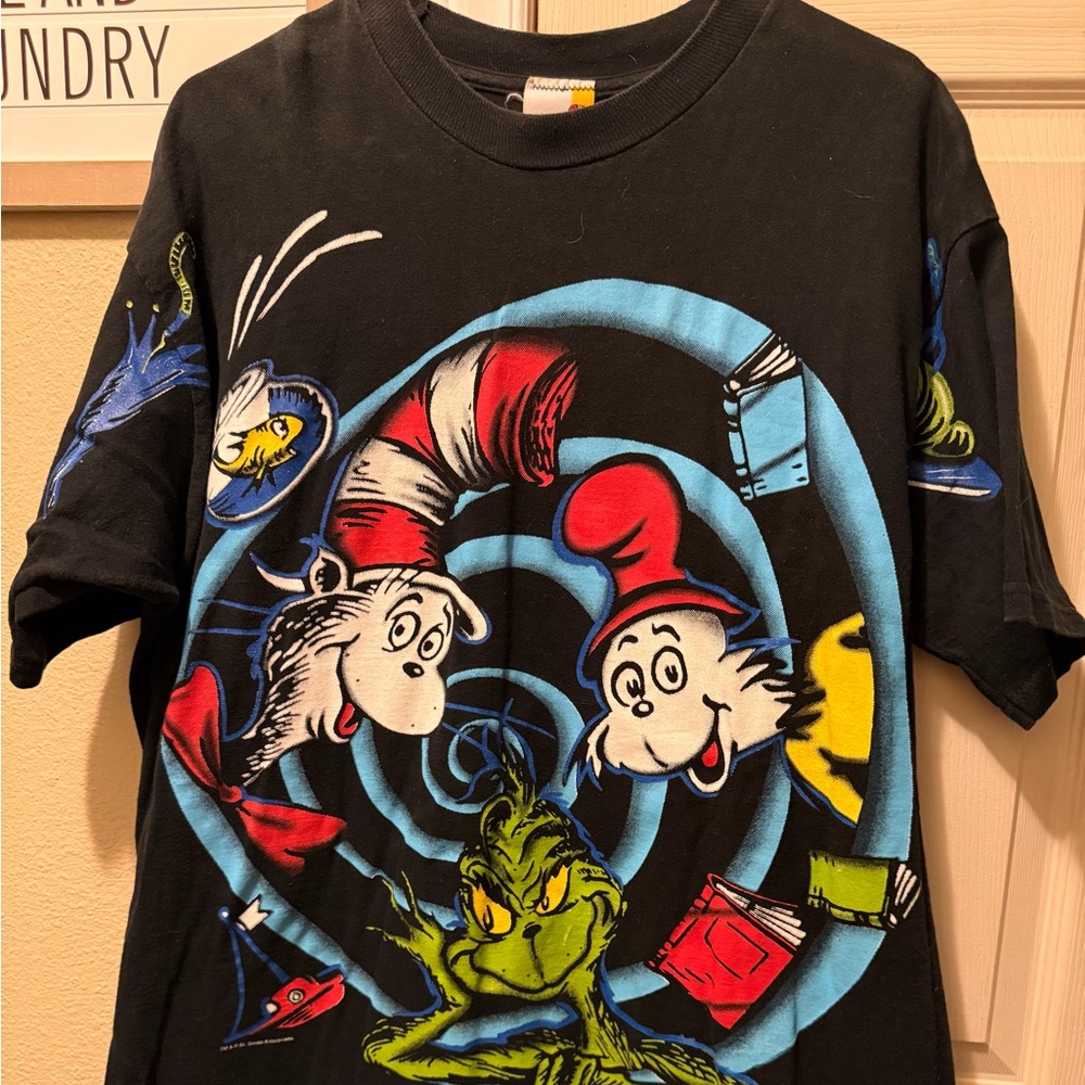 Women's Dr. Seuss green eggs and ham vintage shirt